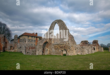 Leiston Abbey Ruinen, Suffolk, England Stockfoto