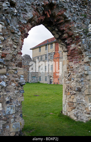 Leiston Abbey Ruinen, Suffolk, England Stockfoto