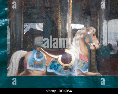 Karussell im Bryant Park, New York Stockfoto