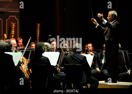 Zubin Mehta Israel Philharmonic Orchester Stockfoto