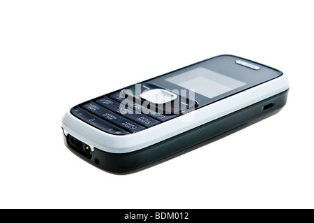 Mobile Handy isoliert auf weiss Stockfoto