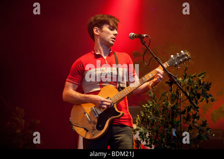 British Sea Power beim Greenman Festival 2009, Glanusk Park, Brecon, Wales Stockfoto