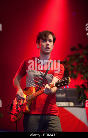 British Sea Power beim Greenman Festival 2009, Glanusk Park, Brecon, Wales Stockfoto