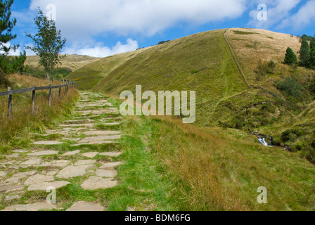 Die Jakobsleiter, auf der Pennine Way, in der Nähe von Edale, Peak National Park, Derbyshire, England UK Stockfoto