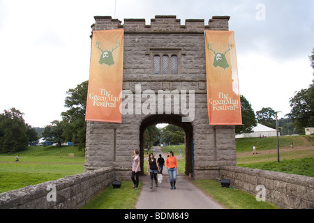 Pont y Bryn verletzt, Tower Bridge, Glanusk Park, Crickhowell Powys Wales Stockfoto