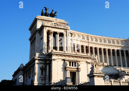 Nationales Denkmal von Viktor Emanuel II - 'Il Vittoriano' Stockfoto