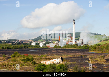 Fife-Kraftwerk ein Gasturbinen-Kraftwerk auf dem Gelände der ehemaligen Tagebau Westfield Zeche, in der Nähe von Ballingry, Schottland Stockfoto