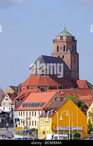 St. Maria Kirche, Wolgast, Mecklenburg-Vorpommern, Norddeutschland Stockfoto