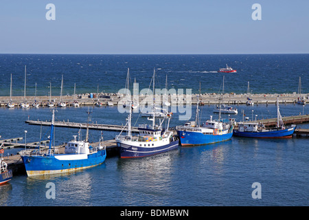 Sassnitz Hafen, Insel Rügen, Ostseeküste, Norddeutschland Stockfoto