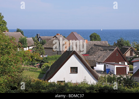 Angeln Dorf Vitt, Kap Arkona, Rügen Insel, Ostseeküste, Norddeutschland Stockfoto