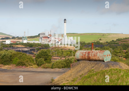 Fife-Kraftwerk ein Gasturbinen-Kraftwerk auf dem Gelände der ehemaligen Tagebau Westfield Zeche, in der Nähe von Ballingry, Schottland Stockfoto