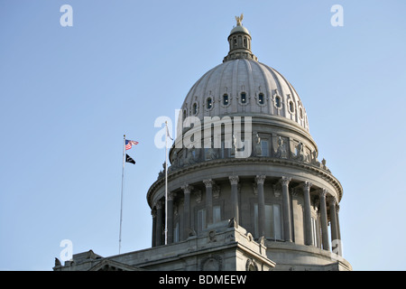 Idaho State Capitol Building bei Sonnenaufgang am Morgen. Stockfoto