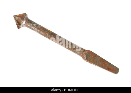 Kleine Vintage Hand Bandage Senker Bohrer Stockfoto