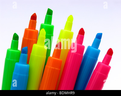 Textmarker Stockfoto