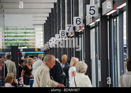 Bad Busbahnhof im Stadtzentrum von Somerset UK Stockfoto