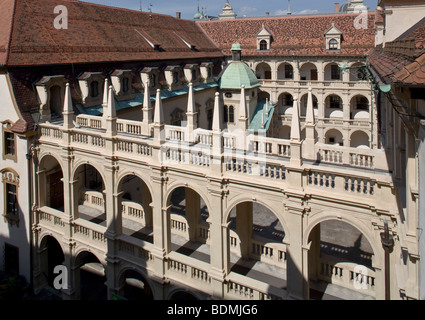 Graz-Landhaus in der Herrengasse 1527 – 1531 als Erster Renaissancebau der Stadt Graz Haupttrakt Ab 1557 Nach Höhle Plänen des Archi Stockfoto