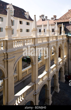 Graz-Landhaus in der Herrengasse 1527 – 1531 als Erster Renaissancebau der Stadt Graz Haupttrakt Ab 1557 Nach Höhle Plänen des Archi Stockfoto