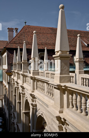 Graz-Landhaus in der Herrengasse 1527 – 1531 als Erster Renaissancebau der Stadt Graz Haupttrakt Ab 1557 Nach Höhle Plänen des Archi Stockfoto