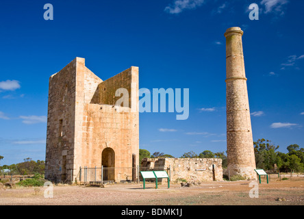 Hughes Engine House, Moonta Mines, Yorke Peninsula, Australien Stockfoto