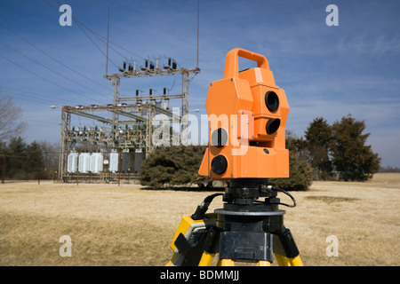 Elektrische Verbindung Vermessung Stockfoto