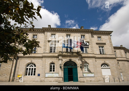 Hotel de Ville Rathaus in Quimper Finistère Region Brittany France Stockfoto