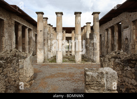 Ausgrabungen der Antiken Stadt Pompeji, Stockfoto