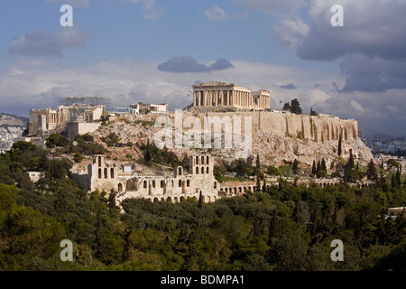 Athen, Akropolis, Gesamtanlage Stockfoto