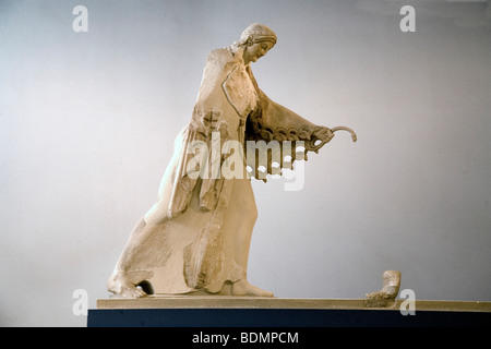 Athen, Akropolis-Museum, Skulptur Stockfoto