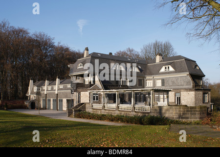 Hagen, Hohenhof, 1906 Bis 1908 Nach Entwürfen von Henry van de Velde Für Osthaus Erbaut, Gartenseite Stockfoto