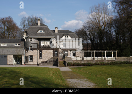Hagen, Hohenhof, 1906 Bis 1908 Nach Entwürfen von Henry van de Velde Für Osthaus Erbaut, Gartenseite Stockfoto