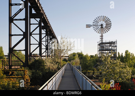 Duisburg, Landschaftspark Duisburg-Nord, Ehemaliges Hüttenwerk der Thyssen AG Stockfoto