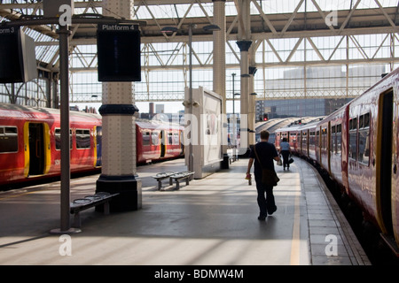 Waterloo Station-London England Stockfoto