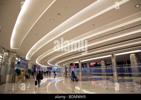 Ankünfte Hall Halle Dubai Flughafen VAE pax Stockfoto