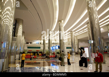 Ankünfte Hall Halle Dubai Flughafen VAE pax Stockfoto
