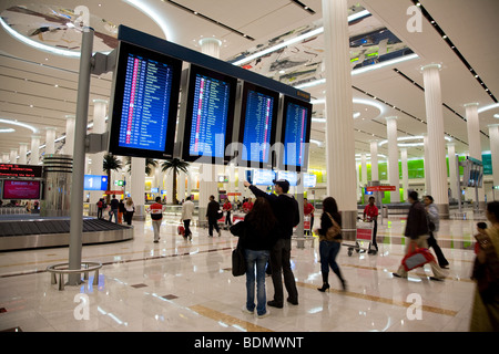 Ankünfte Hall Halle Dubai Flughafen VAE pax Stockfoto