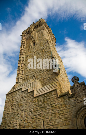 Das Wallace Monument mit Blick auf Stirling Stockfoto