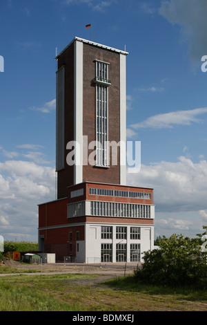 Bönen, Zeche Königsborn 3/5, Funktionaler Förderturm Stockfoto