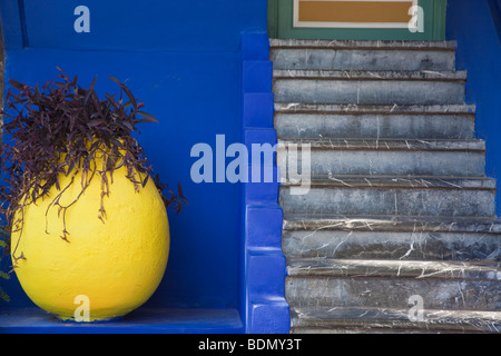 Majorelle Gärten und die Marrakesch Home von Yves Saint Laurent vor seinem Tod im Jahr 2008 Stockfoto