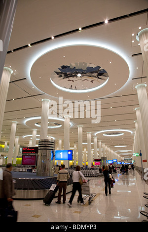 Ankünfte Hall Halle Dubai Flughafen VAE pax Stockfoto