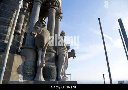 Bamberg, Dom, Domkuh am Suedwestturm Stockfoto