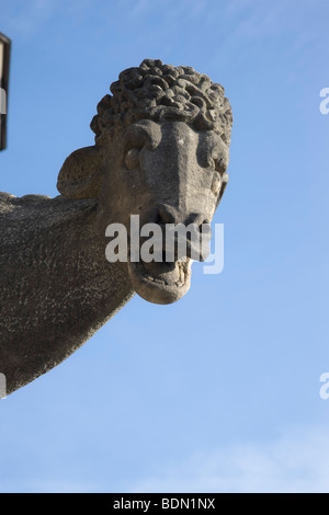 Bamberg, Dom, Domkuh am Suedwestturm Stockfoto