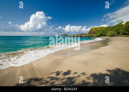 Hamoa Beach, Hana, Maui, Vereinigte Staaten Stockfoto