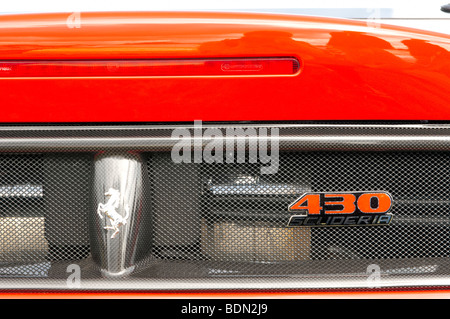 Rückseite Detail des Ferrari 430 Scuderia Stockfoto