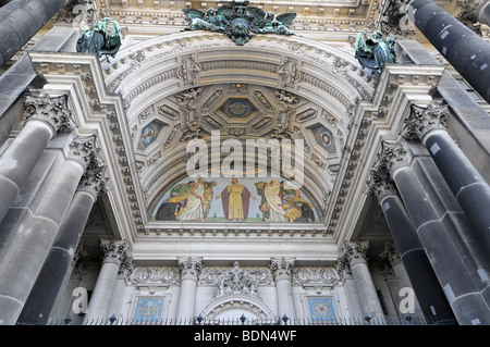 Gewölbe am Eingang, Berliner Dom Dom, Hauptstadt, Berlin, Deutschland, Europa Stockfoto