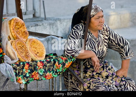 Brot auf dem Markt in Osch, Kirgisistan Stockfoto