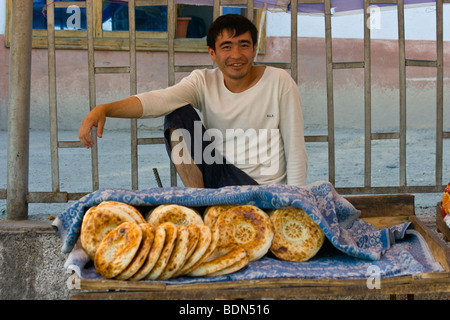 Brot auf dem Markt in Osch, Kirgisistan Stockfoto