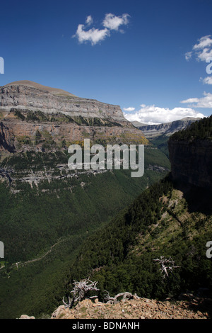 Der Nationalpark Ordesa und Monte Perdido in den Pyrenäen Stockfoto