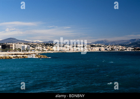 Die Stadt Cagnes-Sur-Mer Alpes-MAritimes 06 Französisch Riviera Frankreich Europa Stockfoto