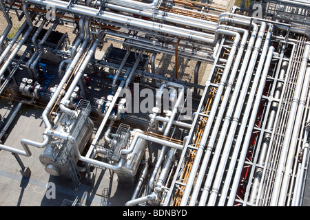 Räumlichkeiten mit Empfänger Tank der pharmazeutischen Unternehmen Boehringer Ingelheim GmbH, Ingelheim, Rheinland-Pfalz, Deutschland Stockfoto