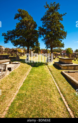 Historic St Johns Friedhof in Parramatta Stockfoto